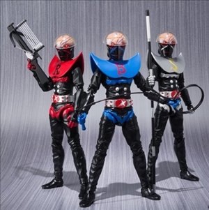 HAKAIDER（3点） S.H.Figuarts Red Hakaider Blue Hakaider Silver Hakaider 3 set